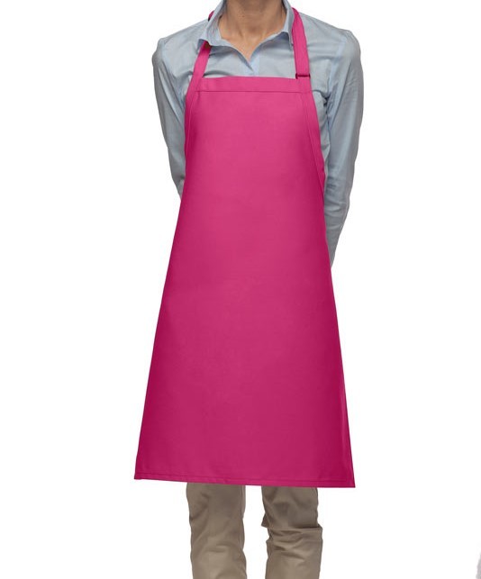 Mid Length Bib Aprons in Hot Pink